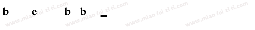 Bembo Expert BQ Bold字体转换
